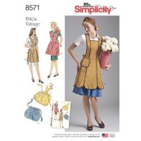 S8571 Damen Schürzen, Simplicity