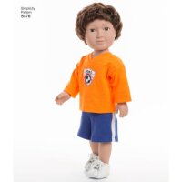 S8576 Kleidung Unisex Puppe, Simplicity