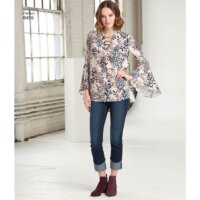 S8455 Flügelärmel Bluse, Simplicity