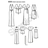 S8333 Damen Overall Kleid, Simplicity