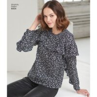 S8454 Damen Tops Flügelärmel, Simplicity