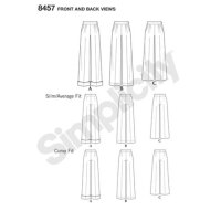 S8457 Damen, Schnittmuster von Simplicity