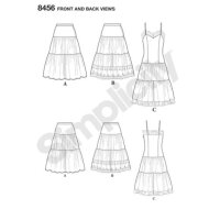 S8456 Damen Unterrock, Simplicity