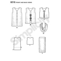 S8219 Damen Weste, Simplicity