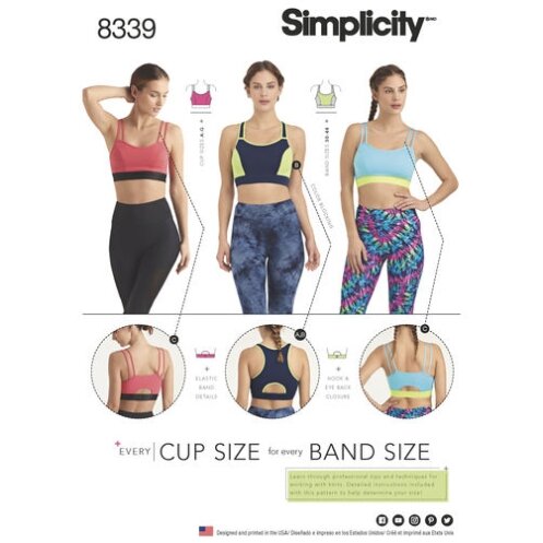 S8339 Damen, Schnittmuster von Simplicity