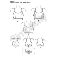S8339 Damen, Schnittmuster von Simplicity