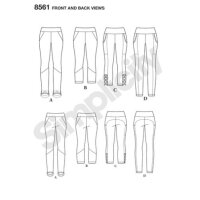 S8561 Damen Leggings, Simplicity