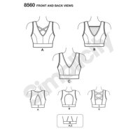 S8560 Damen, Schnittmuster von Simplicity