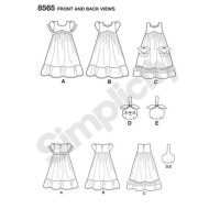 S8565 Schrank Kleid, Simplicity