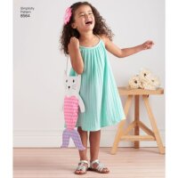 S8564 Top Shorts Beutel Kleid, Simplicity