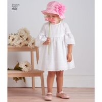 S8563 Kleid Hut, Simplicity