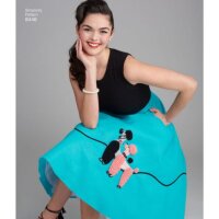 S8446 Damen Kummerbund Shirt, Simplicity