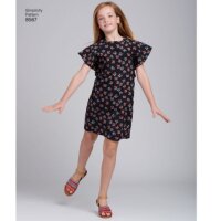 S8567 Mädchen Kleid Plus, Simplicity