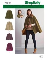 S7953, S8263  Jacke, Mantel Simplicity Schnittmuster