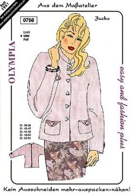 Schnittmuster Olympia 0708  Jacke