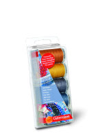 Nähfaden-Set Jeans, 5 Spulen
