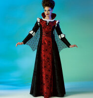 McCalls M6817 Langes Kleid mitLacing und Puff Sleeves
