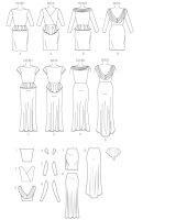 M7047 Damen Kleid Abendkleid, McCalls