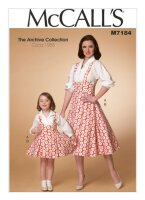 M7184 Damen, Kinder, Mädchen Top Trägerkleid,...