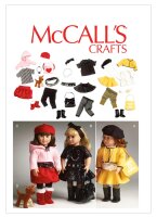 McCalls M6669 Kleidung für 18 Puppe, Accessoires und...