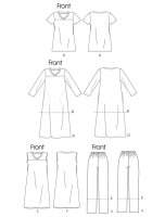 M6474 Damen Top Hose Tunika, McCalls