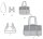 M6338 Trage, Tragetuch Picknick Taschen, McCalls