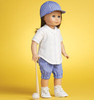 McCalls M6137 Puppenkleidung für 18" (46CM) Puppe