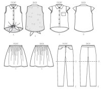 M6951 Shirt Hose Shorts Top Plus, McCalls