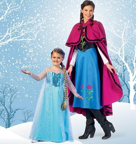 McCalls M7000 Langes Kleid und Cape mitKragen , Cape