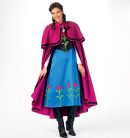 McCalls M7000 Langes Kleid und Cape mitKragen , Cape