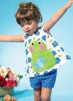M6541 Kinder Applikationen Top Shorts Kleid, McCalls