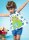 M6541 Kinder Applikationen Top Shorts Kleid, McCalls