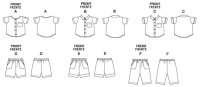 M6016 Kinder Hose Shorts Shirts, McCalls