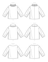 V9330 Damen Top, Schnittmuster von Vogue