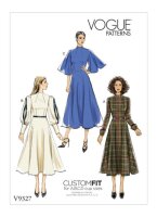V9327 Damen Kleid, Schnittmuster von Vogue