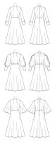 V9327 Damen Kleid, Schnittmuster von Vogue