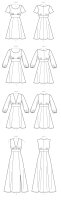 M7802 Damen Kleid, Schnittmuster von McCalls