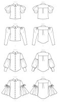 M7838 Damen Tops, Schnittmuster von McCalls