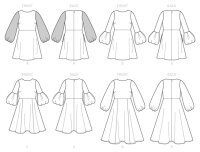 M7832 Damen Kleid, Schnittmuster von McCalls