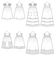 M7768 Mädchen Kleid, McCalls