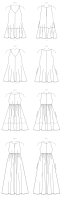M7774 Damen Kleid, Schnittmuster von McCalls
