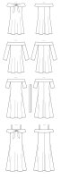 M7772 Damen Kleid, Schnittmuster von McCalls