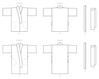 V1610 Damen Kimono Gürtel, Vogue