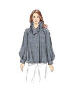 V9347 Damen Top, Schnittmuster von Vogue