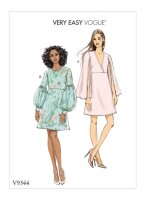 V9344 Damen Kleid, Schnittmuster von Vogue