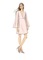 V9344 Damen Kleid, Schnittmuster von Vogue