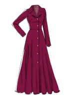 V9345 Damen Kleid, Schnittmuster von Vogue