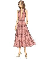 V9343 Damen Kleid, Schnittmuster von Vogue