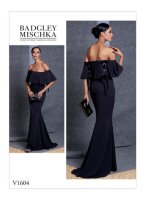 V1604 Damen Kleid, Schnittmuster von Vogue