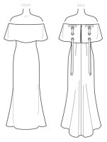 V1604 Damen Kleid, Schnittmuster von Vogue